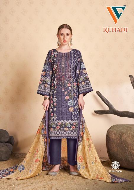 Vandana ruhani vol-39 cotton dress material wholesale price in